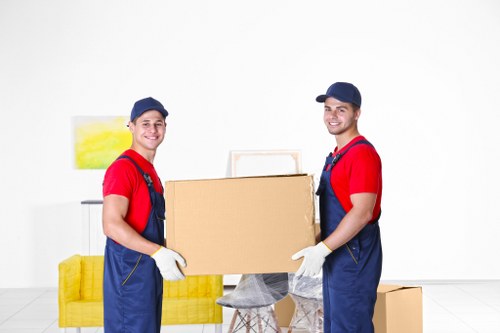 House removalists in Battersea preparing a home move