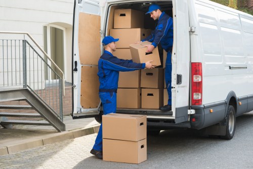 Organised personal belongings stored securely in Battersea