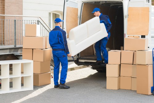 Securing furniture in a moving vehicle for safe transport