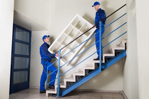 Removal team assessing a Battersea property for a transparent quote