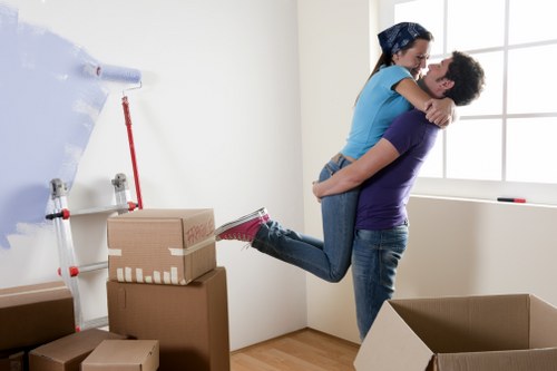Professional man and van transport in Battersea