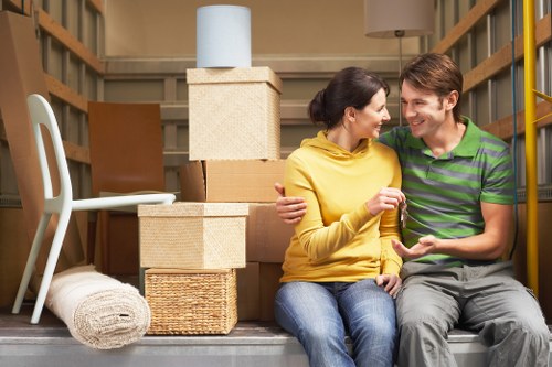 Moving van and relocation support for a Battersea property