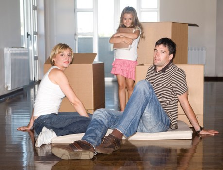 Home moving day in Battersea with removal truck hire